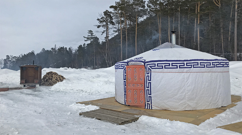 staying in yurts 